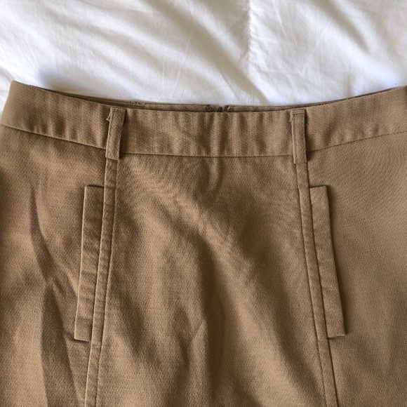 JACOB Tan High-Waisted A-Line Skirt - Picture 3 of 8